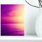 Designart - Purple Sea in Maldives At Sunset - Large Seashore Canvas Print